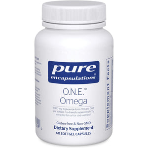 Pure Encapsulations O.N.E. Omega - Fish Oil Supplement for Heart Health, Joints, Skin, Eyes, and Cognition 60 Softgel