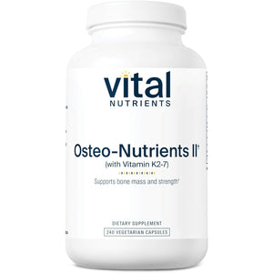 Vital Nutrients Osteo-Nutrients II for Bone Strength, Healthy Heart 240 Capsules