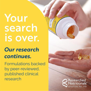 Researched Nutritionals Curcumin Pure - Clinically Researched Curcumin Extract (60 Capsules)