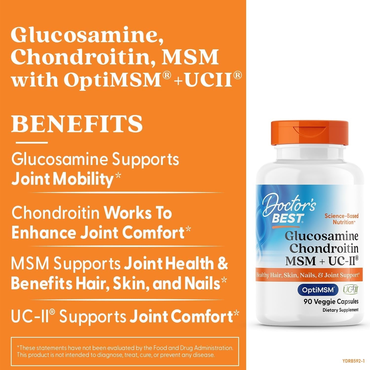Doctor'S Best Glucosamine, Chondroitin, MSM, UCII