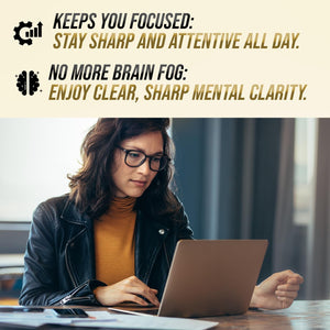 NZT-48 Brain Booster | Nootropic Brain Supplements for Memory and Focus 30 Servings