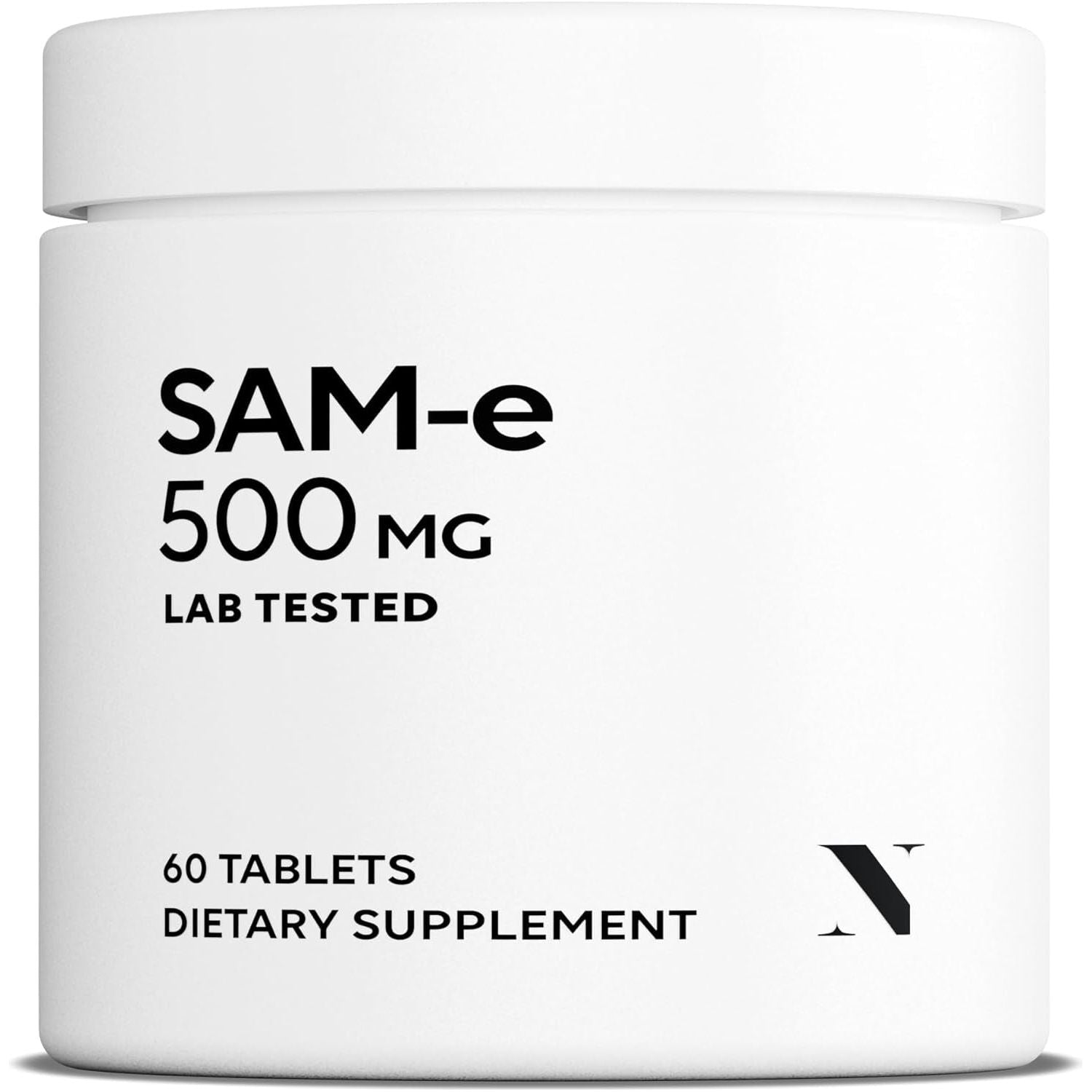 Newt'S Sam-E 500Mg per Tablet for Brain, Joint, Liver, and Mood Support Supplement 60 Servings