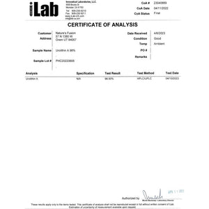 Nature'S Fusions Nutri Urolithin a Supplement 500Mg - Antioxidant, Cell Repair - 30 Capsules