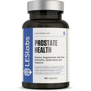 LES Labs Prostate Health – Prostate Support, Urinary Tract Health, Fewer Bathroom Visits & Improved Sleep – 60 Capsules