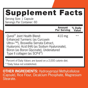 Qunol 5-In-1 Support Healthy Inflammation Response & Discomfort Caused by Overuse of Joints,Fast Acting 60 Count