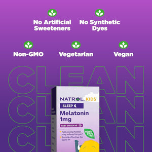 Natrol Kids Fast Dissolve Melatonin 1 Mg 30 Day Supply