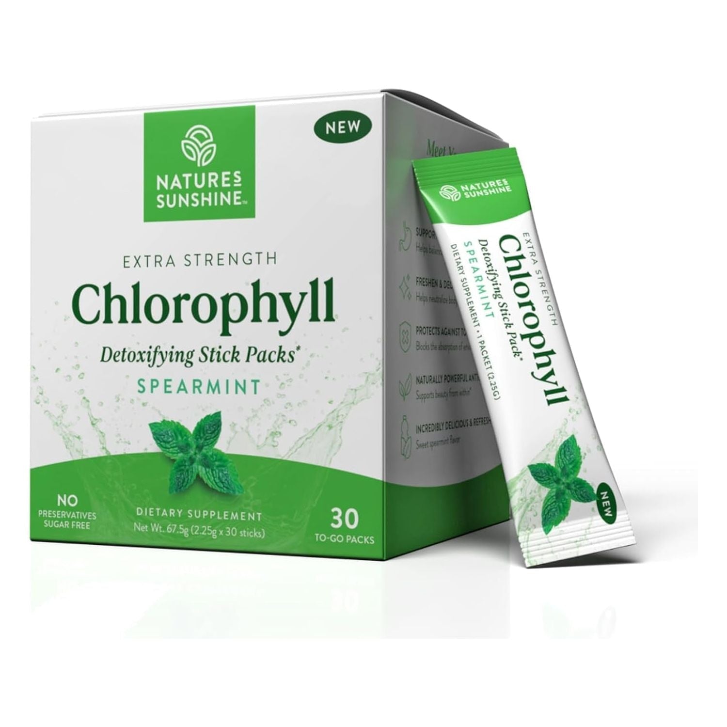 Nature'S Sunshine Chlorophyll Stick Packs: Supercharge Your Detox and Boost Gut Health in Convenient Delicious Stick Packs
