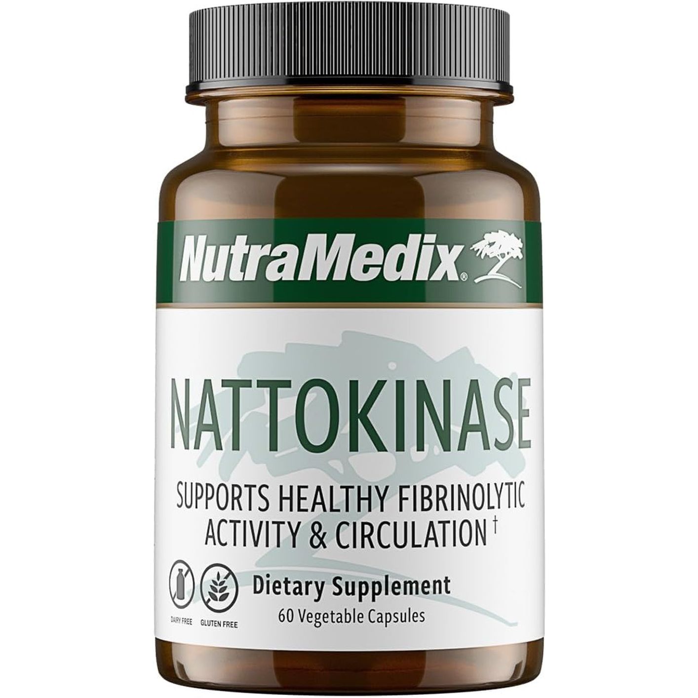 Nutramedix Nattokinase Supplement -2000 FU- to Support Heart Health and Healthy Circulation - (60 Capsules)