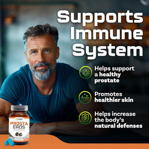 Prostaeros- Prostate Support Supplement - 7 Natural Ingredients - 60 Count