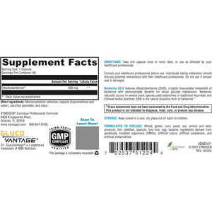 XYMOGEN Berberine ES-5 - Dihydroberberine Berberine Supplement for Metabolic Support (60 Capsules)