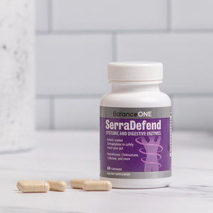Serradefend Biofilm Defense, Digestion - Systemic and Digestive Enzymes 60 Capsules