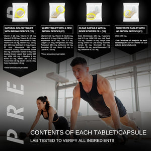 PREHAB Tendon + Ligament + Total Joint Support for Athletes with Glucosamine Chondroitin MSM Turmeric Boswellia