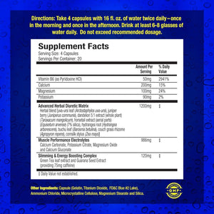 Maximum Human Performance Xpel Maximum Strength Diuretic Water Pills 80 Capsules