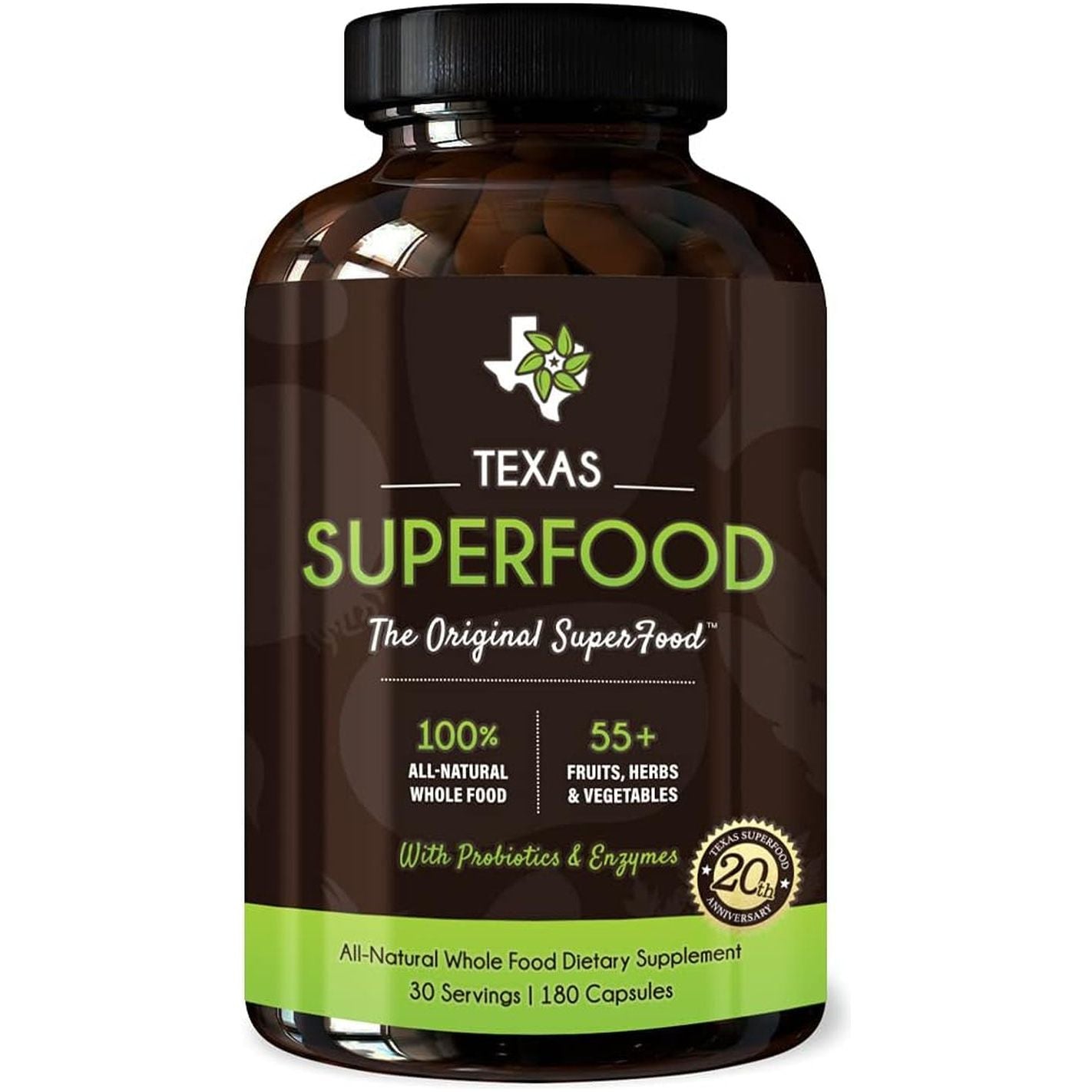 Original Superfood Capsules, Superfood Reds and Greens, 180 Capsules