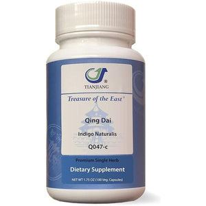 Indigo - Qing Dai Capsules (1:1 Herbal Extracts, 100 Capsules).