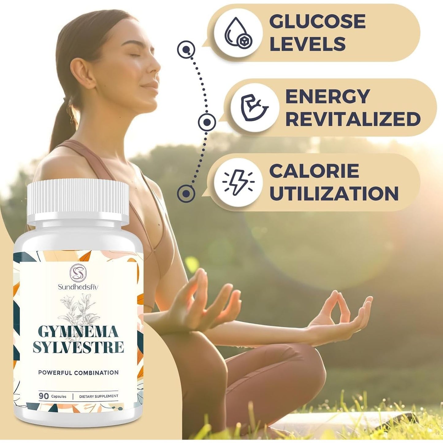 16 in 1 Blxxd Sugr Effective Gymnema Sylvestre Supplement 2100MG | 90 Vegan Capsules
