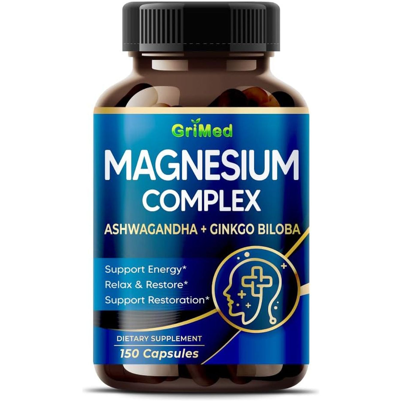 Magnesium Complex 8,600Mg - Relax & Restore, Restful Sleep - USA Made & Tested (150 Count)