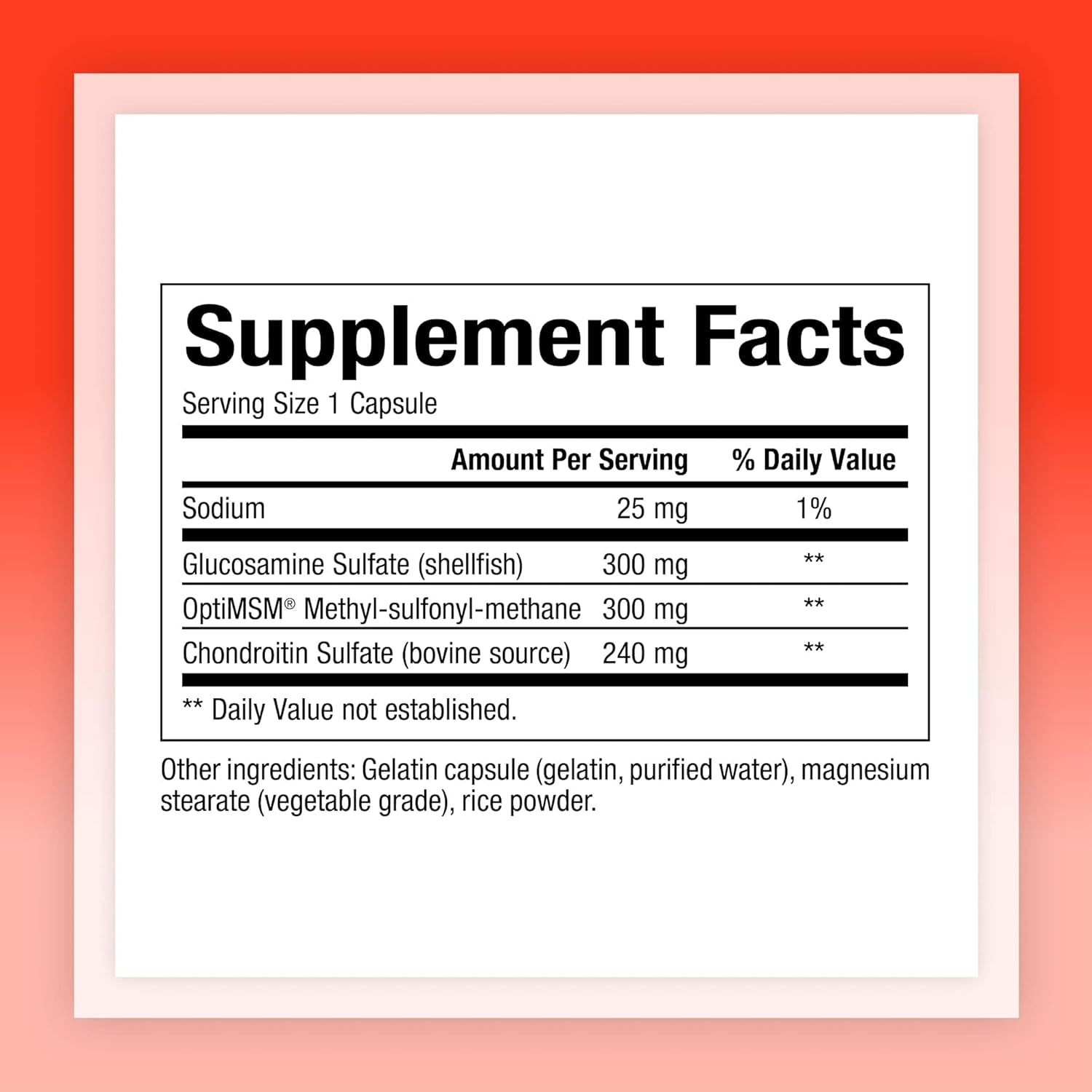 Natural Factors, MSM Joint Formula, Supports Healthy Joints and Mobility, 180 Capsules