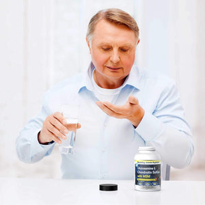 Healthy Joint System Glucosamine Chondroitin MSM Supplement for Joint & Bone Health - 240 Capsules