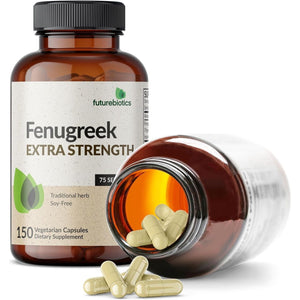 Futurebiotics Fenugreek Extra Strength Supports Overall Good Health & Well-Being, Non-Gmo, 150 Vegetarian Capsules