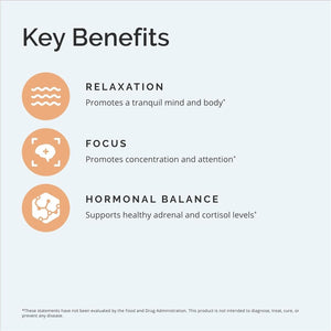 BRAINMD Dr Amen Everyday Stress Relief - Promotes Relaxation & Focus - 30 Servings