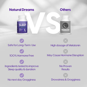 Univera Natural Dreams Melatonin-Free Gentle Sleep Support 60 Capsules