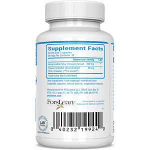 Pescience Forskolin Capsules, 95% Pure Forskolin Extract, Patented Forslean, 60 Count