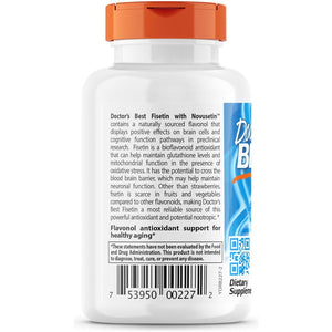 Doctor'S Best Fisetin with Novusetin, Non-Gmo, Vegan, Gluten & Soy Free, 100 Mg, 30 Count