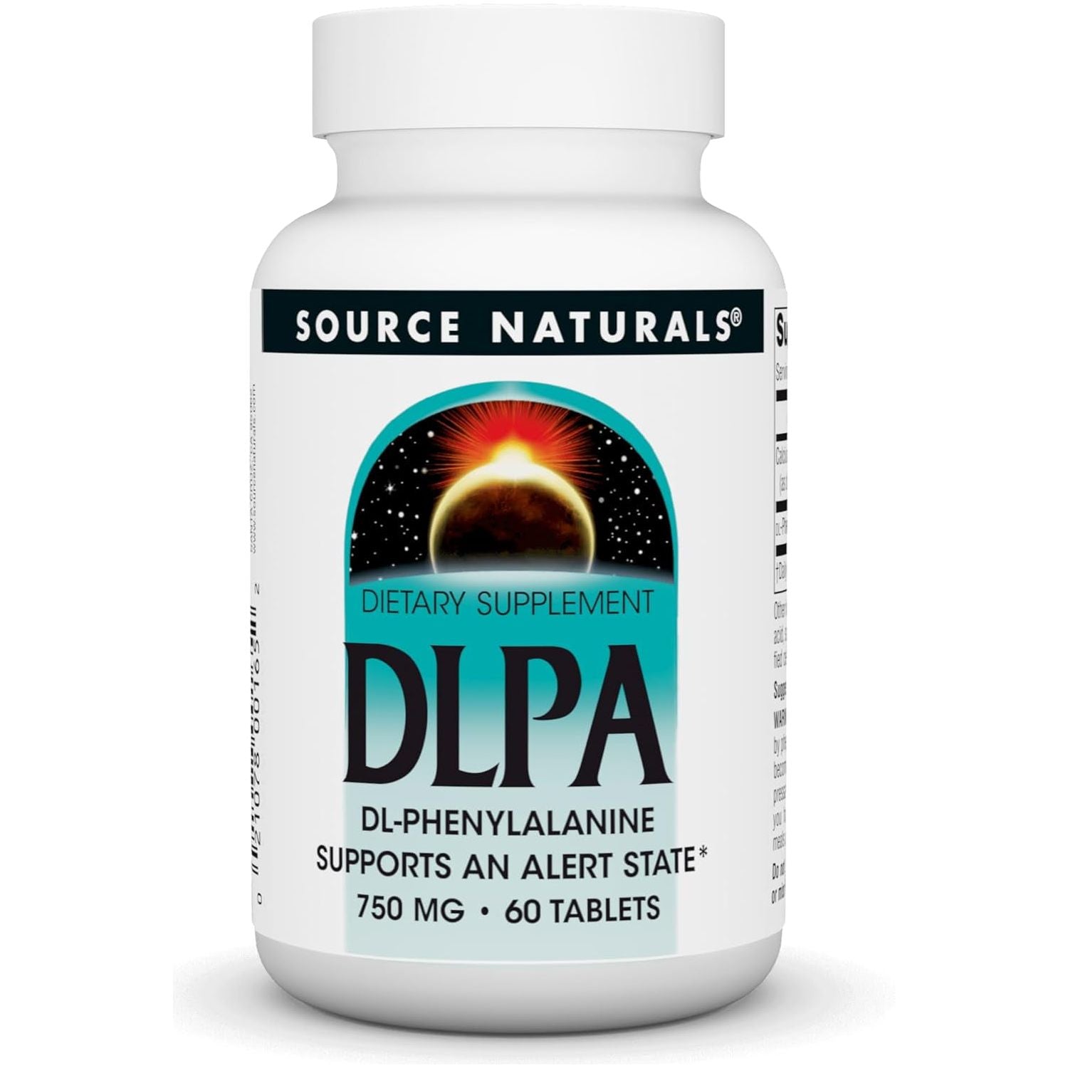 Source Naturals DLPA Dl-Phenylalanine* - 750 Mg - 60 Tablets
