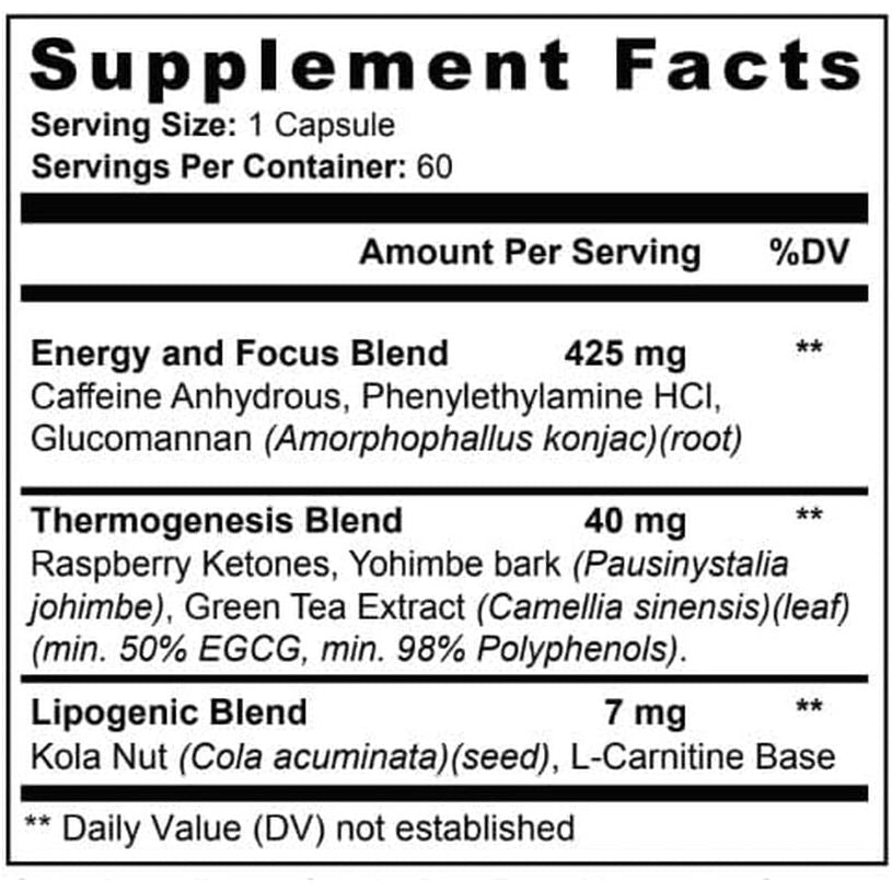 Capsiplex Burner for Men and Women (60 Diet Pills - 1 Month Supply) - Suppviv