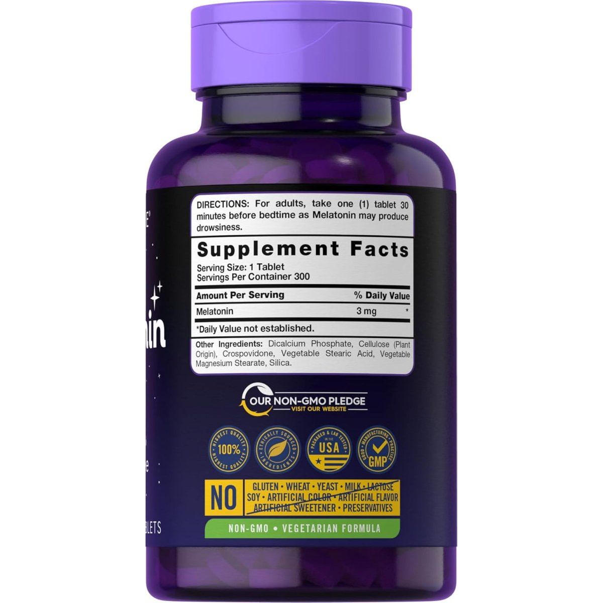 Carlyle Melatonin 3Mg - 300 Tablets - Suppviv