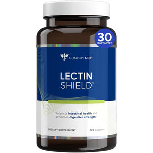 Gundry MD® Lectin Shield, Gut Health and Digestion Supplement, Supports Digestive Comfort, and Intestinal Health, 30 Day Supply