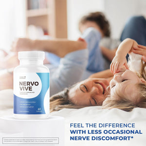 Nervovive Nerve Support Supplement - All Natural Advanced Formula for Overall Health and Wellness - 60 Capsules