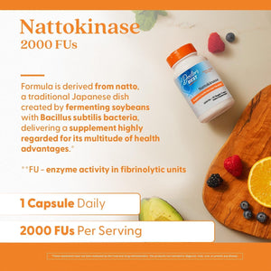 Doctor'S Best Nattokinase 2,000 Fu, Supports Cardiovascular and Circulatory Health, 90 VC