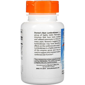 Doctor'S Best Lumbrokinase 20 Mg, 60 Count