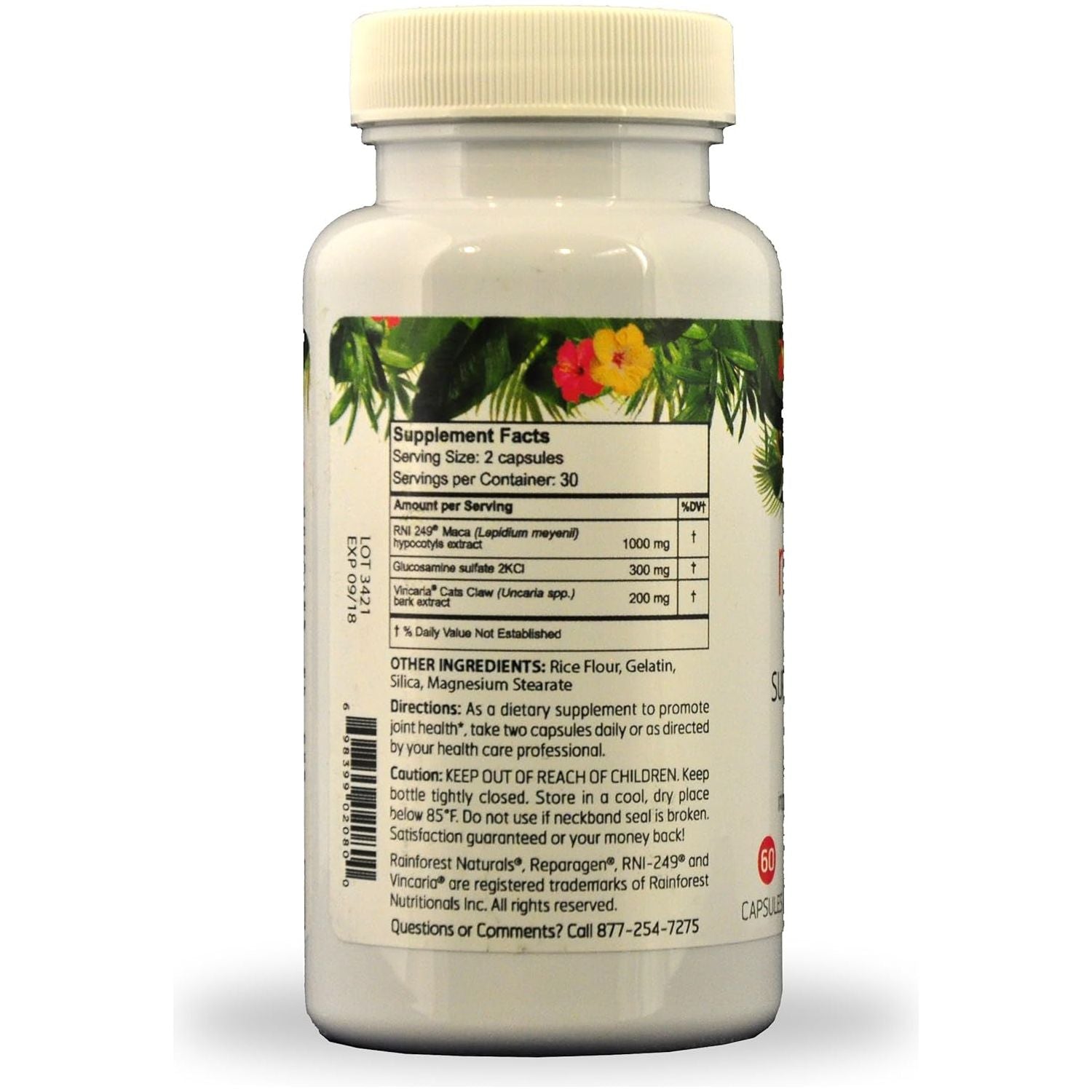 Reparagen plus Glucosamine (60 Capsules) Clinically Proven Fast Acting All Natural Joint Health Supplement