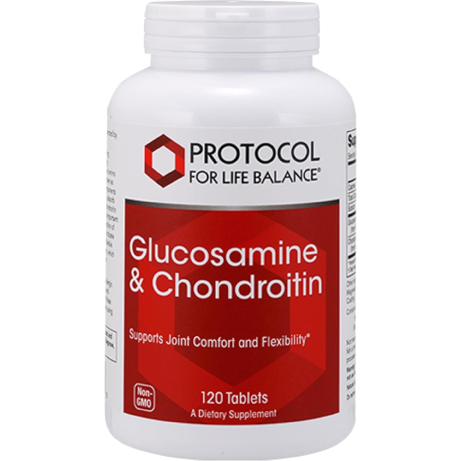 Protocol Glucosamine & Chondroitin - Joint Support* - Chondroitin Supplement - 120 Tablets