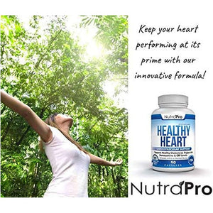 Nutrapro Healthy Heart - Artery Cleanse & Protect. Supports Healthy Cholesterol and Triglyceride. GMP Certified