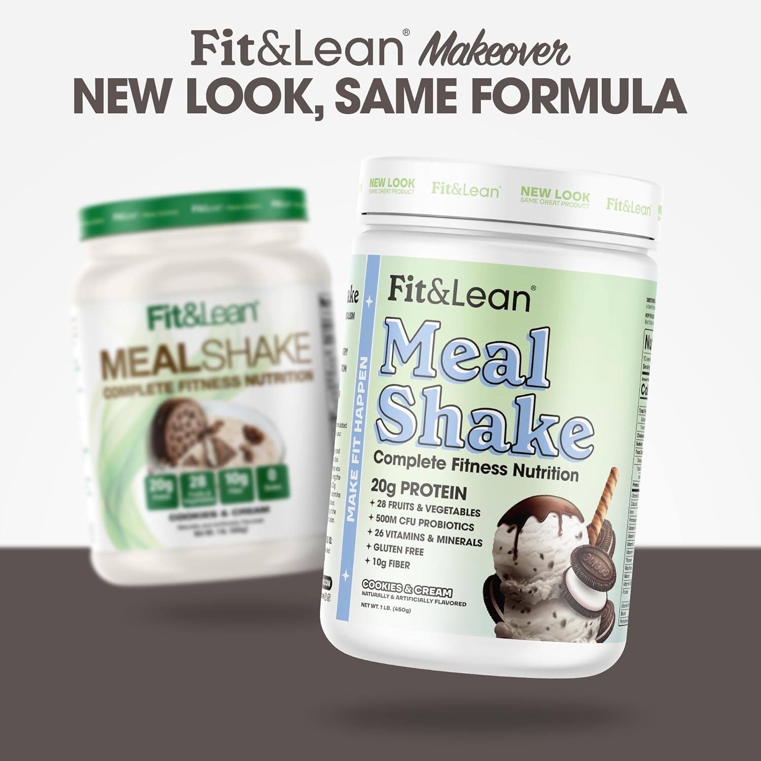 Fit & Lean Meal Shake, Fat Burning Meal Replacement, 1Lb, 10 Servings