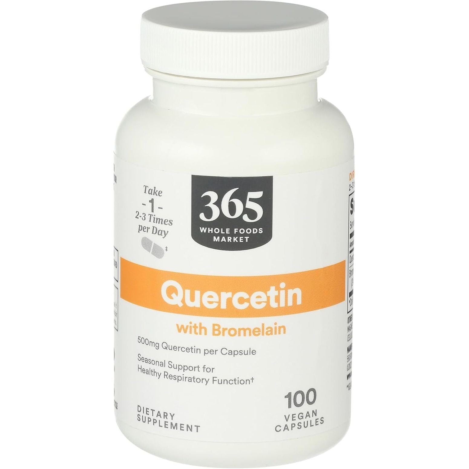 Whole Foods Market, Quercetin with Bromelain, 100 Count