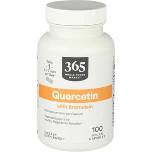 Whole Foods Market, Quercetin with Bromelain, 100 Count