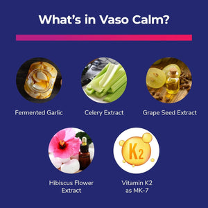 Vaso Calm - Healthy Blood Balance Supplement - Made in the USA