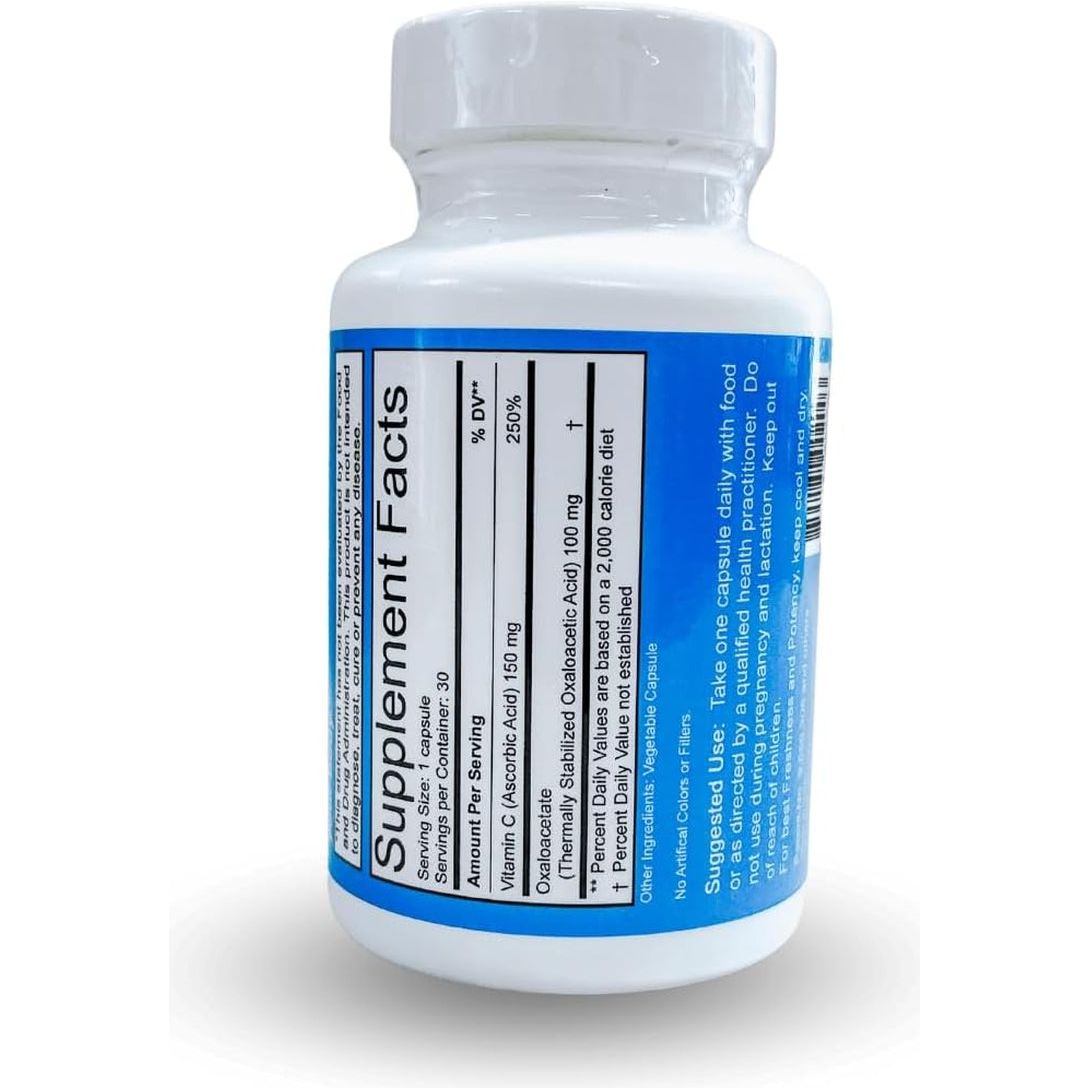 Benagene Oxaloacetate Supplement - Supports Cellular Energy -  30 Servings