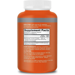 Qunol Turmeric Curcumin Supplement, 1000Mg with Ultra High Absorption, for Joint Support, Extra Strength Capsules, 150 Count