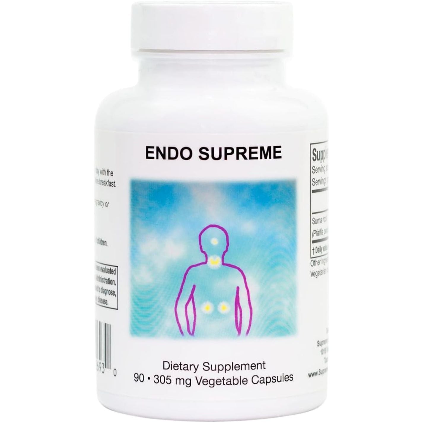 Supreme Nutrition Endo Supreme, 90 Pure Suma Root Vegetarian Capsules