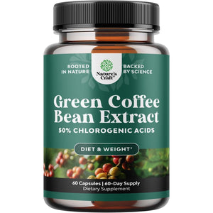 Green Coffee Bean Extract for Weight Loss - Natural Appetite Suppressant