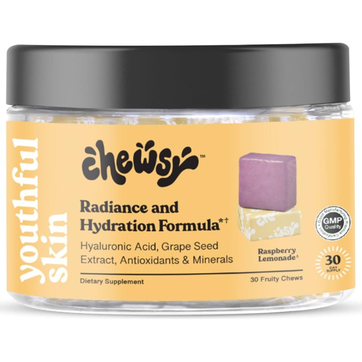 Chewsy Youthful Skin - Fruity Chews Vitamins 30 - Day Supply - Suppviv