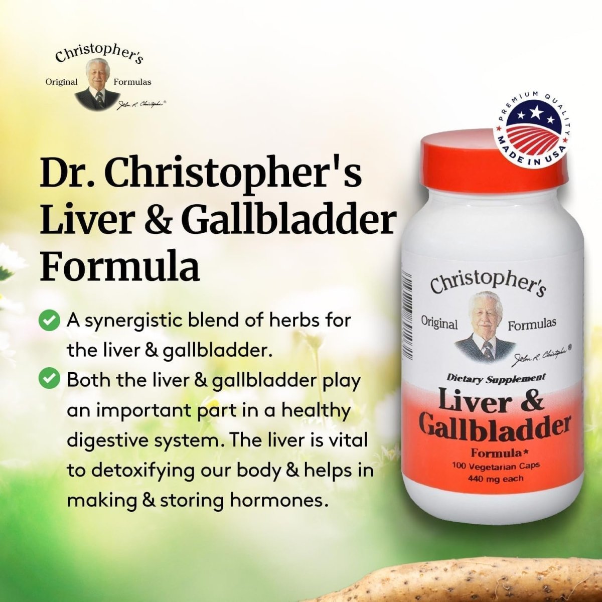 Christopher'S Original Formulas Liver & Gallbladder Formula Capsules - Suppviv