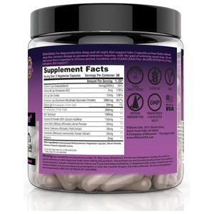 CLEAN+LEAN NIGHT KETO: Ketogenic Fat Burner & Sleep Aid | All Natural & GF | 60 Caps - Suppviv