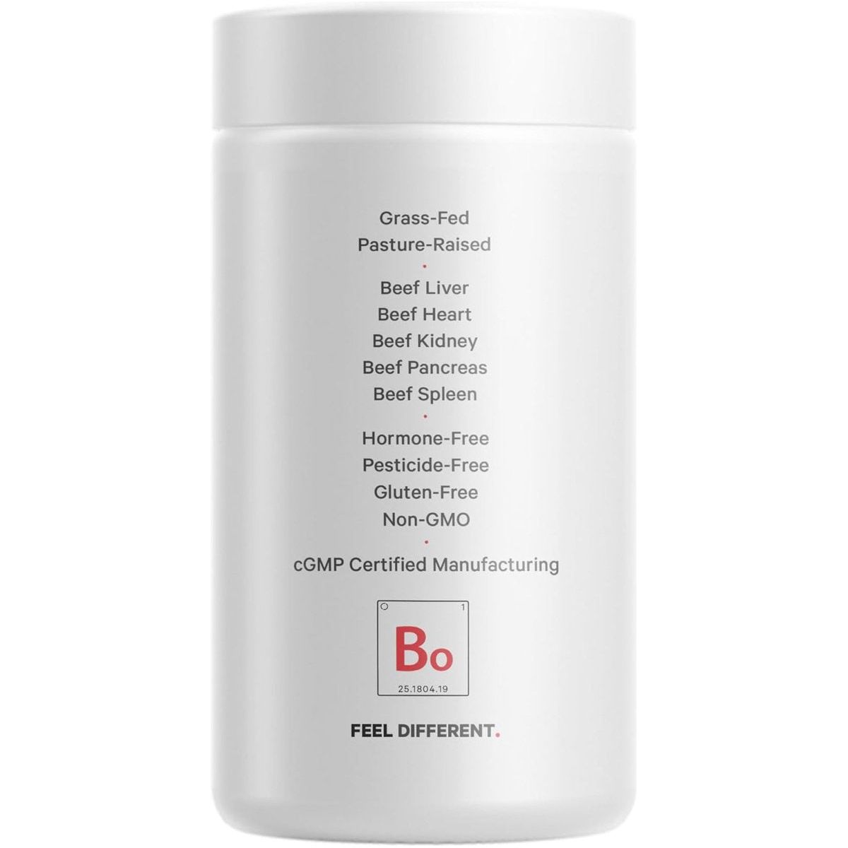 Codeage Grass Fed Beef Organs Supplement – Glandulars Supplements - 180 Capsules - Suppviv